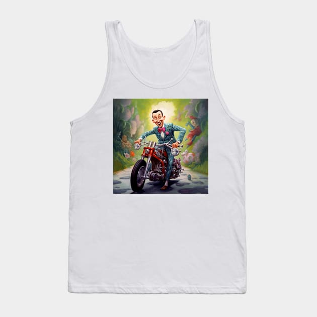 Pee Wee Herman art - design 19 Tank Top by Maverick Media